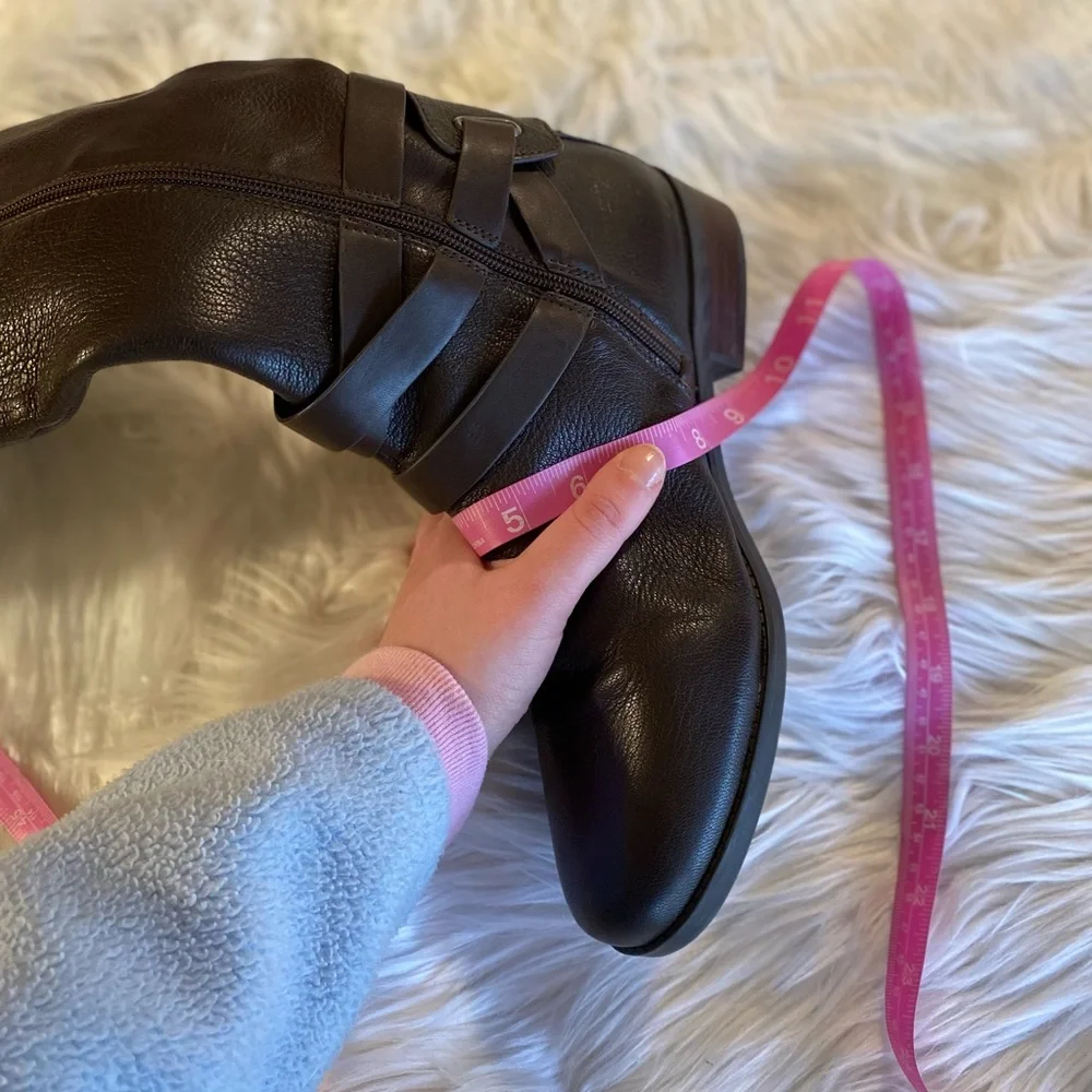 BCBG Generation brown leather riding boots size 10 m